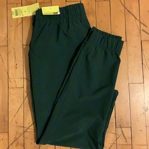 NWT all in motion dark green joggers